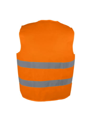 Gilet haute visibilité en polyester avec fermeture auto-agrippante Singer Safety GILA/GILO