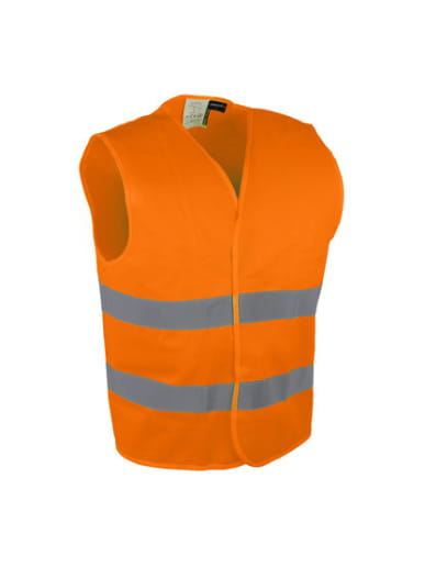 Gilet haute visibilité en polyester avec fermeture auto-agrippante Singer Safety GILA/GILO