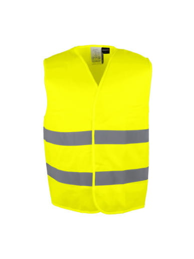 Gilet haute visibilité en polyester avec fermeture auto-agrippante Singer Safety GILA/GILO