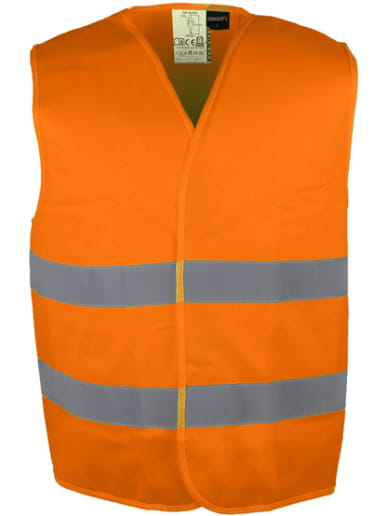 Gilet haute visibilité en polyester avec fermeture auto-agrippante Singer Safety GILA / GILO