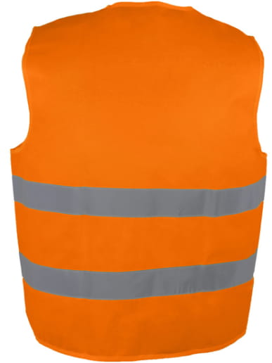 Gilet haute visibilité en polyester avec fermeture auto-agrippante Singer Safety GILA / GILO