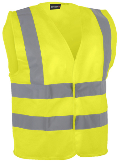 Gilet haute visibilité Singer Safety GIL4BO / GIL4BJ