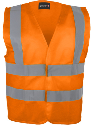 Gilet haute visibilité Singer Safety GIL4BO / GIL4BJ