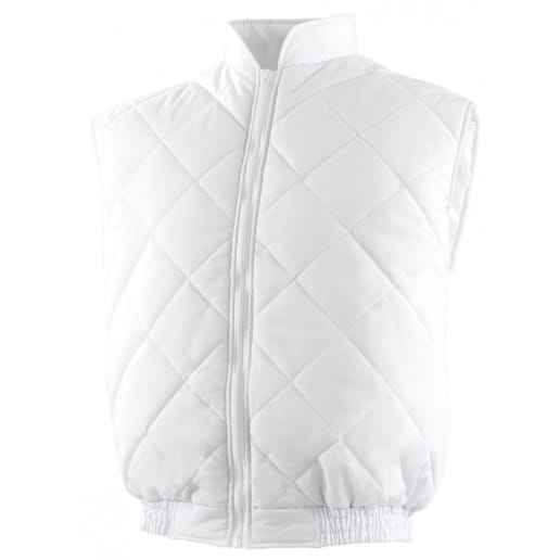 Gilet matelassé sans manches blanc SINGER SAFETY GILBLANC