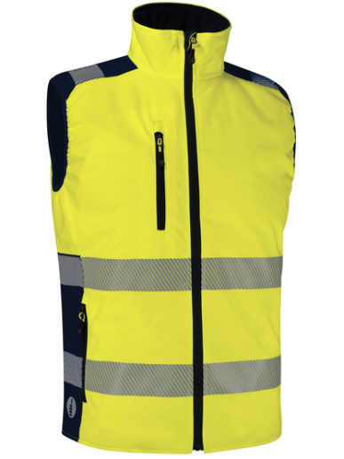 Gilet sans manches haute visibilité ripstop adaptable sur une parka Singer Safety GREMIA / GREMIO