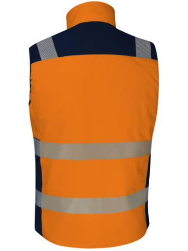 Gilet sans manches haute visibilité ripstop adaptable sur une parka Singer Safety GREMIA / GREMIO