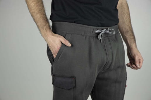 Jogging de travail molletonné LMA TECHNO / GOUACHE / CRYPTO