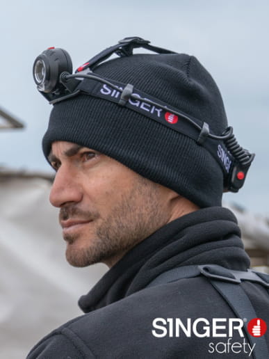 Lampe frontale à LED de 490 lumens Singer Safety LP490