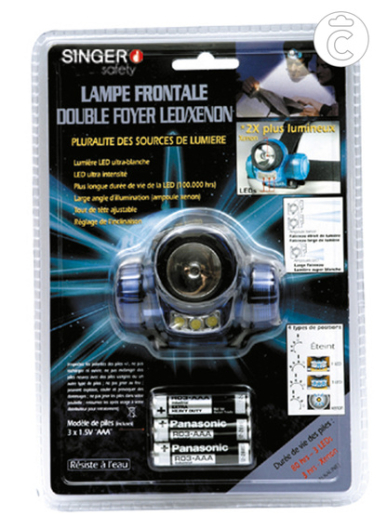 Lampe frontale à LED / Xenon Singer Safety LP330FB