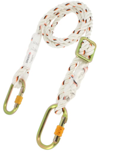 Longe de maintien au poste de travail longueur 2m Singer Safety WORKBASE