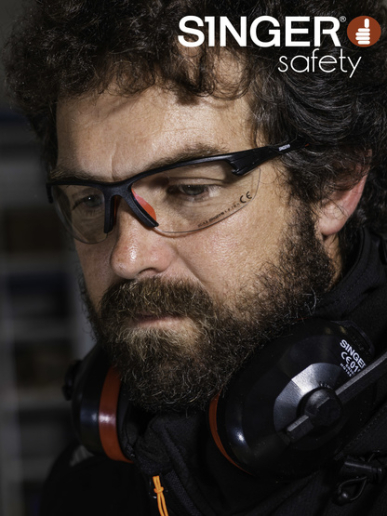 Lunettes de protection anti-rayures et anti-buée Singer Safety EVASHIELD