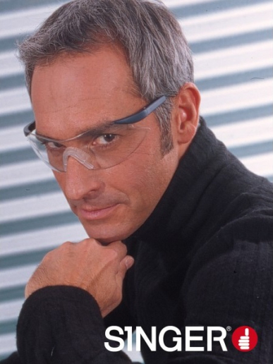Lunettes de protection incolores avec traitement anti-buée Singer Safety EVA86AB