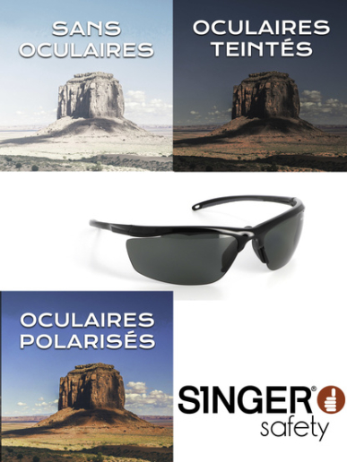 Lunettes de protection polarisées échelon 5 Singer Safety EVAPOLAR