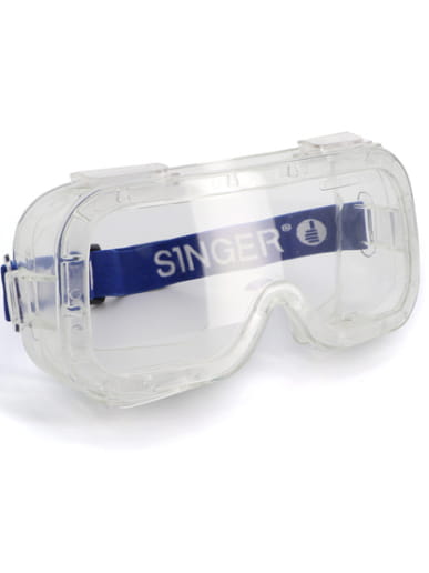 Lunettes-masque de protection avec écran incolore, anti-buée et super panoramique SINGER EVAPRO