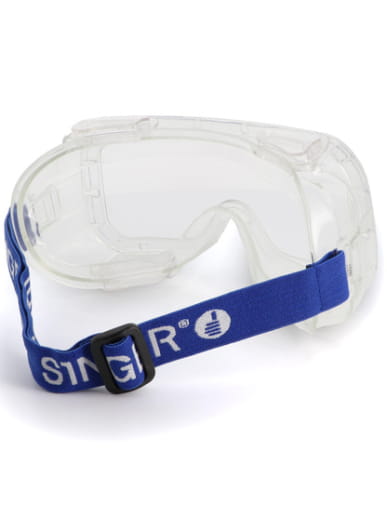 Lunettes-masque de protection avec écran incolore, anti-buée et super panoramique SINGER EVAPRO