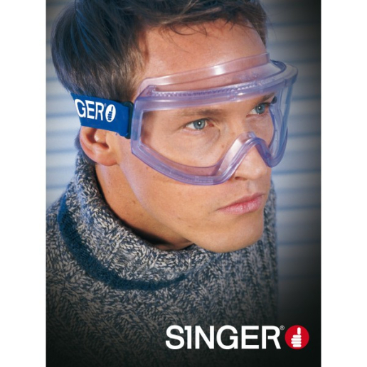 Lunettes-masque de protection incolores Singer Safety EVA03