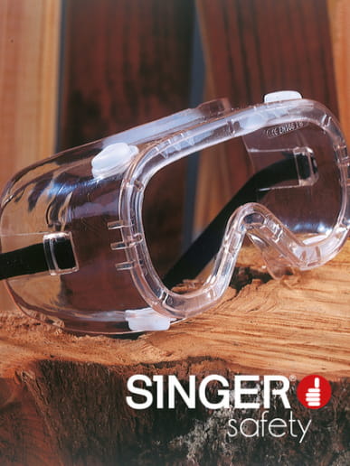 Lunettes-masque de protection incolores Singer Safety EVARIO