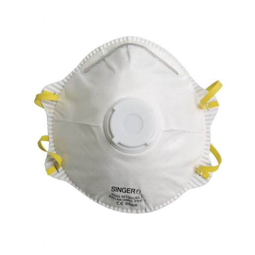 Masque papier avec valve (Boite de 10) SINGER SAFETY AUUMVSL