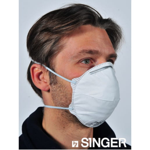 Masque papier classique FFP2 (Boite de 20) SINGER SAFETY
