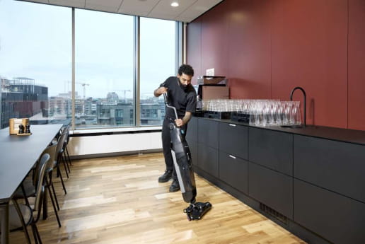 Micro auto-laveuse idéale pour petits espaces Nilfisk Dryft