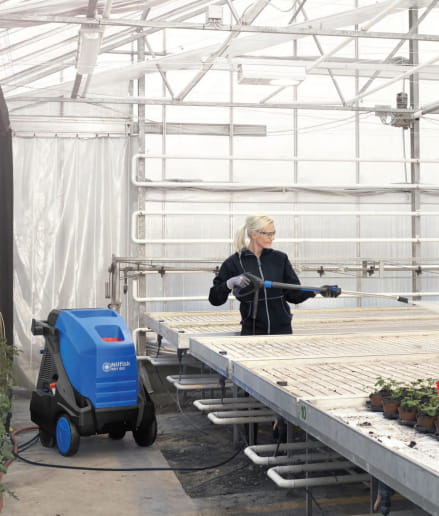 Nettoyeur haute pression eau chaude Nilfisk MH4M-200/960 FAX avec enrouleur