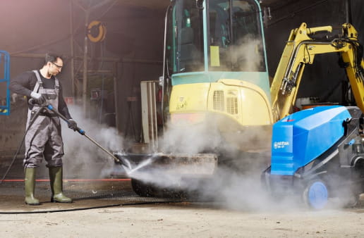 Nettoyeur haute pression eau chaude Nilfisk MH6P-200/1300 FAX avec enrouleur