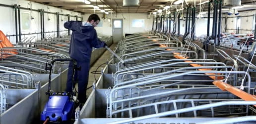 Nettoyeur haute pression eau froide Nilfisk MC 5M-200/1000 XT avec enrouleur