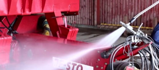 Nettoyeur haute pression eau froide Nilfisk MC 6P-250/1100 FA XT avec enrouleur