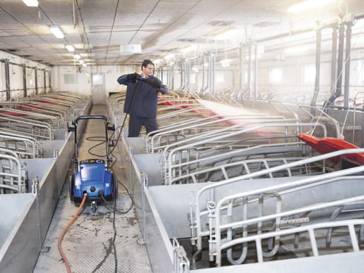 Nettoyeur haute pression eau froide Nilfisk MC 7P-195/1280 FFA sans enrouleur spécial agroalimentaire