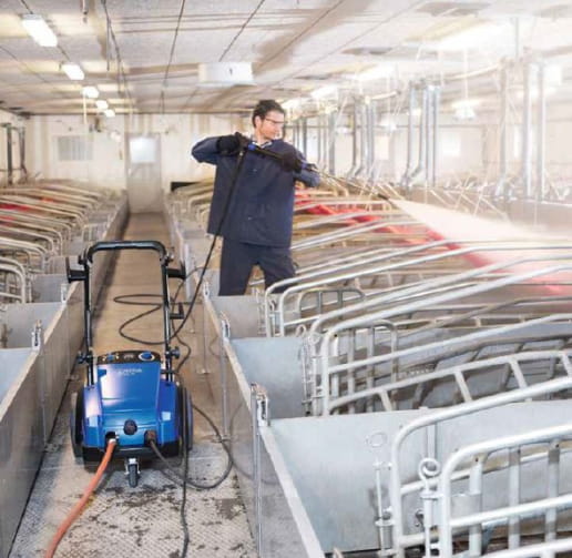 Nettoyeur haute pression eau froide Nilfisk MC6P-180/1300 FA XT avec enrouleur