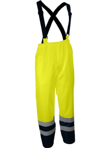 Pantalon à bretelles haute visibilité contre les intempéries Singer Safety PIVA / PIVO