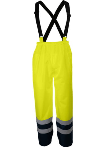 Pantalon à bretelles haute visibilité contre les intempéries Singer Safety PIVA / PIVO
