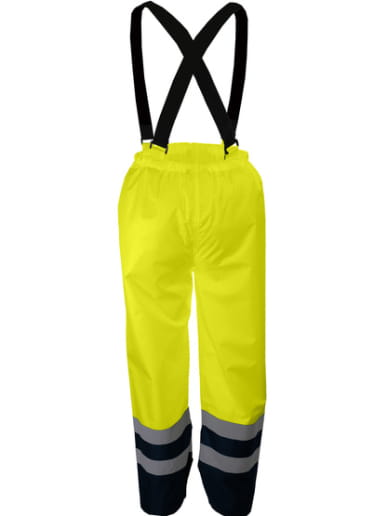 Pantalon à bretelles haute visibilité contre les intempéries Singer Safety PIVA / PIVO