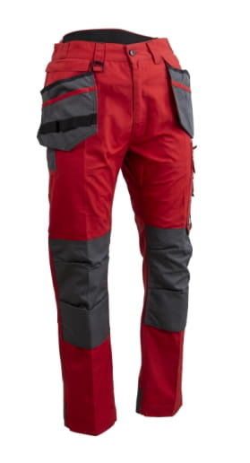 Pantalon de travail tissu canvas avec poches genouillères et 4 couleurs au choix LMA Donjon / Minerai / Creuset / Caldeira