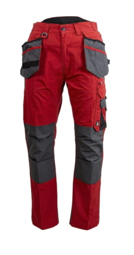 Pantalon de travail tissu canvas avec poches genouillères et 4 couleurs au choix LMA Donjon / Minerai / Creuset / Caldeira