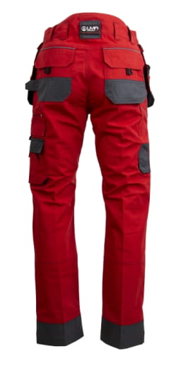 Pantalon de travail tissu canvas avec poches genouillères et 4 couleurs au choix LMA Donjon / Minerai / Creuset / Caldeira