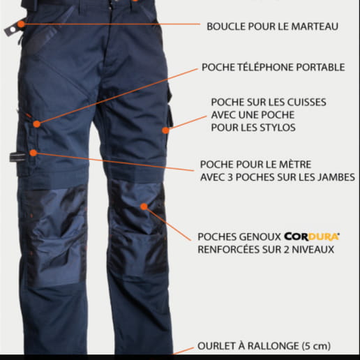 Pantalon classique ou shortleg déperlant HEROCK Apollo