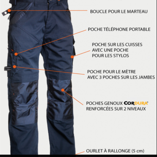 Pantalon classique ou shortleg déperlant HEROCK Apollo