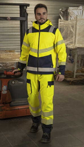 Pantalon de travail haute visibilité LMA Émetteur / Capteur