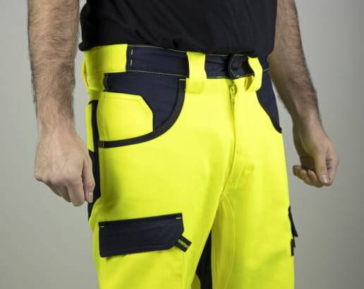 Pantalon de travail haute visibilité LMA Émetteur / Capteur