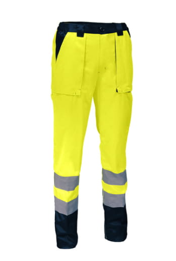 Pantalon de travail haute visibilité polycoton Singer Safety PUMA / PUMO