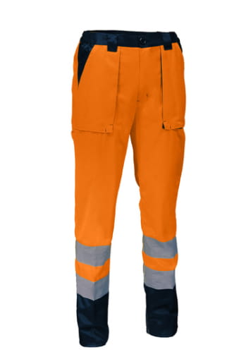 Pantalon de travail haute visibilité polycoton Singer Safety PUMA / PUMO