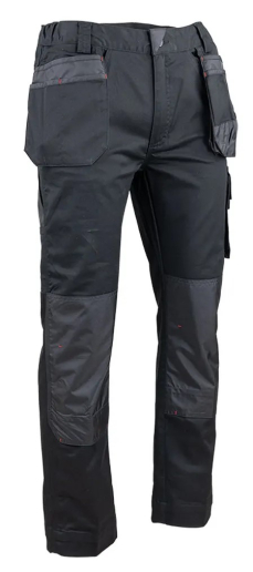 Pantalon de travail multipoches avec poches flottantes et poches genouillères LMA Cerbère