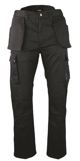 Pantalon de travail multipoches avec poches flottantes LMA Cendre