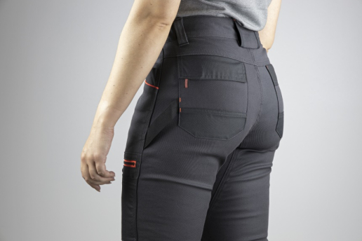 Pantalon de travail multipoches stretch pour femme LMA Charlotte