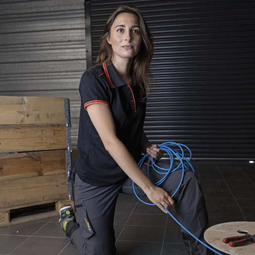 Pantalon de travail pour femme stretch 4 directions spécial été LMA Venus