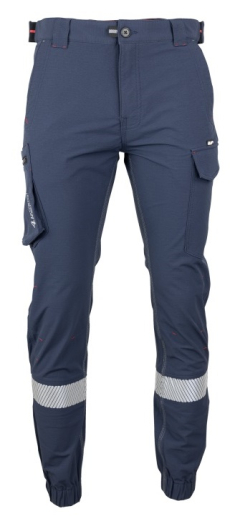 Pantalon de travail stretch 4 directions avec bandes réfléchissantes LMA Concept