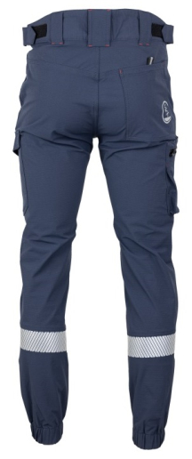 Pantalon de travail stretch 4 directions avec bandes réfléchissantes LMA Concept