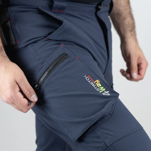 Pantalon de travail stretch 4 directions LMA Utopie / Fiction / Contraste