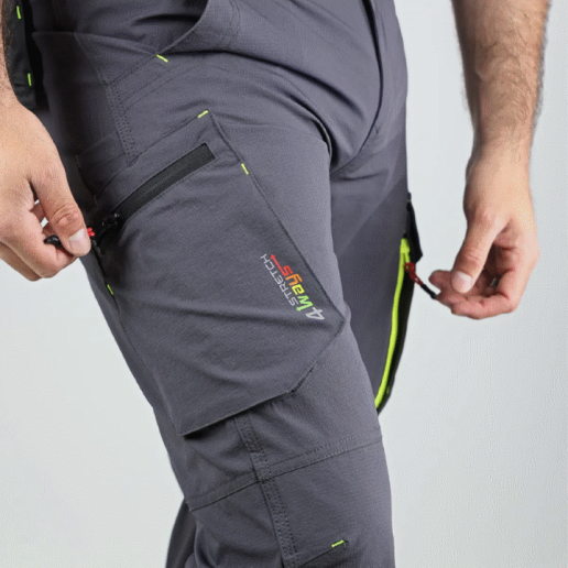 Pantalon de travail stretch 4 directions spécial été LMA Solaire / Plasma / Séisme
